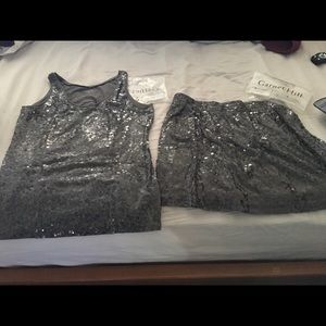 Garnet Hill - sequined set